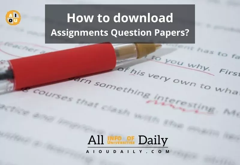download AIOU assignments & question papers